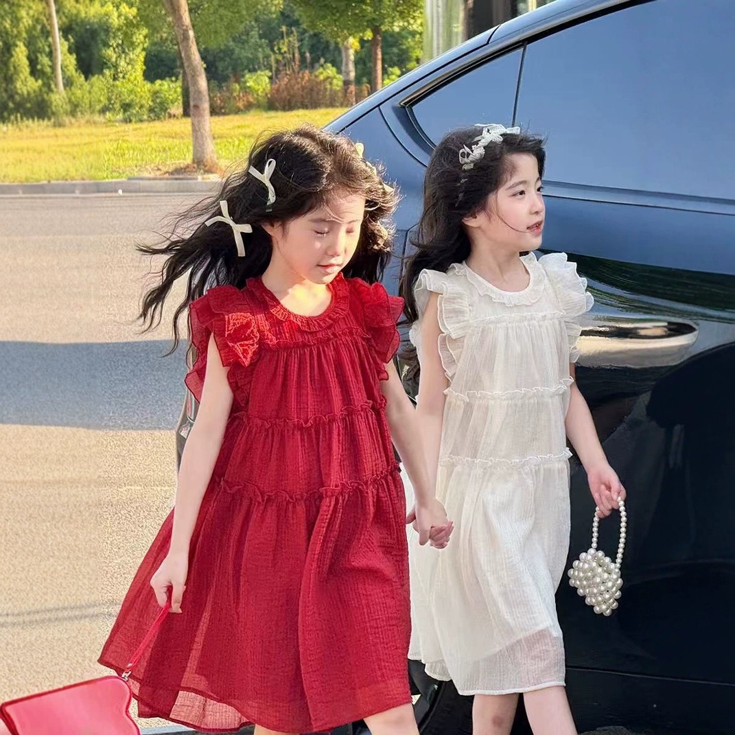 2026★夏新作★韓国風子供服★ワンピース★7〜17 2色