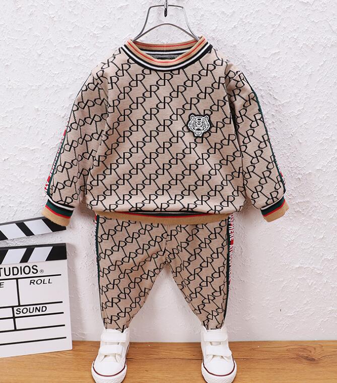 新品★子供服　トップス+ズボン　セット★80-120cm★2色