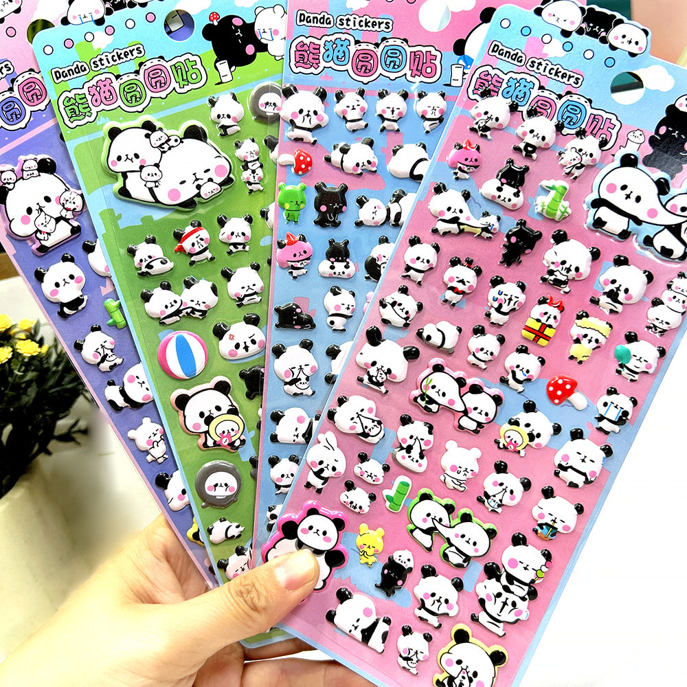 手作り DIY ぷくぷく ボンボンシール 3Dステッカー 立体ステッカー ぷっくりシール 粘着シール